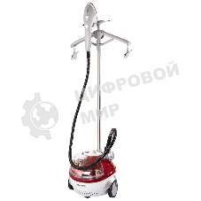 Отпариватель Endever Odyssey Q-9 красный/белый, 2500 Вт, 90 г/мин, 2300 мл