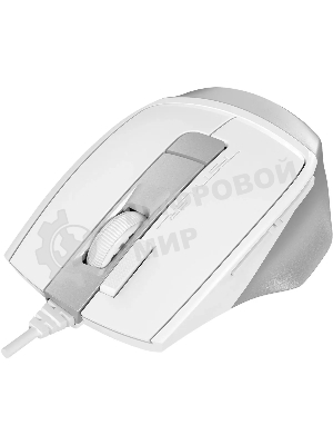 Мышь проводная A4Tech Fstyler FM45S Air белый/серебристый, 2400 dpi, USB, кнопки - 7