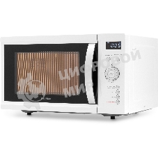 Микроволновая печь Hyundai HYM-D3007 белый/черный, 23 л, 800 Вт, переключатели - кнопки, электронный поворотный механизм