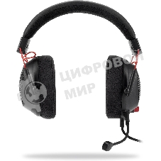 Гарнитура Oklick HS-L305G чёрный, проводная, USB, подсветка