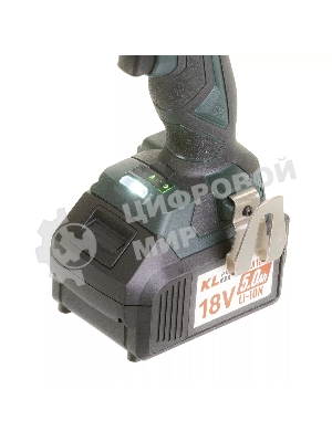 Профессиональный бесщеточный винтоверт аккумуляторный KLPRO KLDV18BH-50 (18В, Li-ion-2шт, 5.0А·ч, 220Нм, 2 скорости, подсветка,З/У,в кейсе)