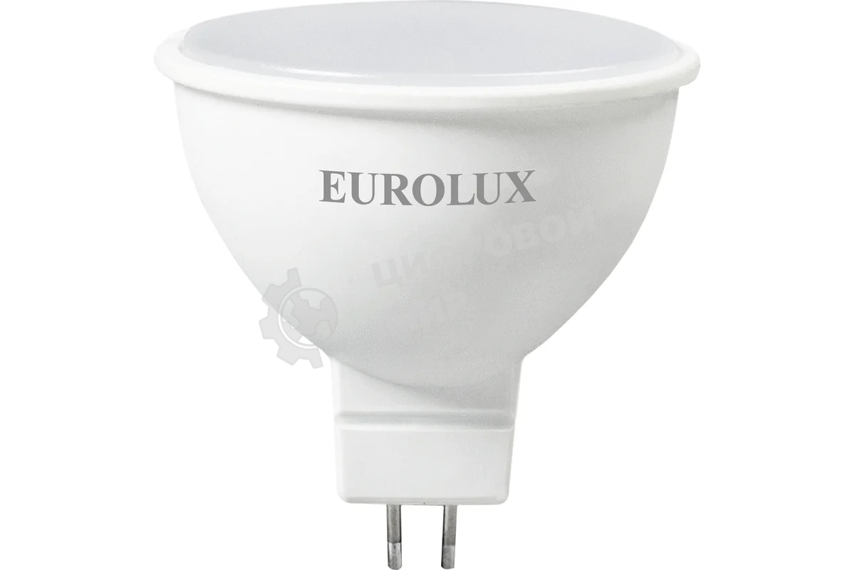 Лампа светодиодная EUROLUX LL-E-MR16-7W-230-4K-GU5.3 рефлектор