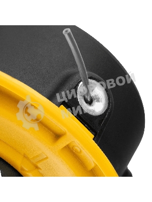 Катушка для триммера Denzel полуавтомат. легкая заправка гайка М10 М10 М8, лев.,шаг 1,0 1,25мм