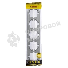 Рамка 5-м OSEN горизонт. круглая серый матовый LEZARD 744-7400-150