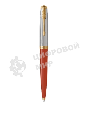 Ручка шариковая Parker 51 Premium (CW2169073) Red Rage GT, M, черные чернила, подарочная коробка