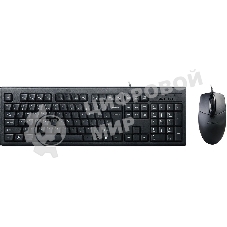 Комплект клавиатура+мышь A4Tech KRS-8372 проводной, USB, 1200 DPI, чёрный