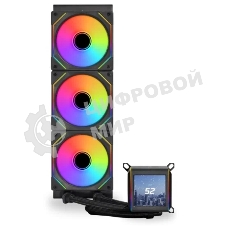 СВО для процессора LIAN LI Galahad II LCD SL-INF G89.GA2ALCD36INB.00 черный 120мм алюминий+медь 1200rpm 29db 4-pin