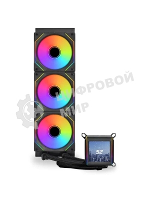 СВО для процессора LIAN LI Galahad II LCD SL-INF G89.GA2ALCD36INB.00 черный 120мм алюминий+медь 1200rpm 29db 4-pin