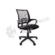 Кресло Chairman 696 TW-01 черный, ткань, 120 кг, механизм качания