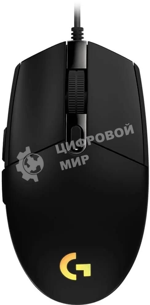 Мышь проводная Logitech G102 LIGHTSYNC черный, 8000 dpi, USB, кнопки - 6