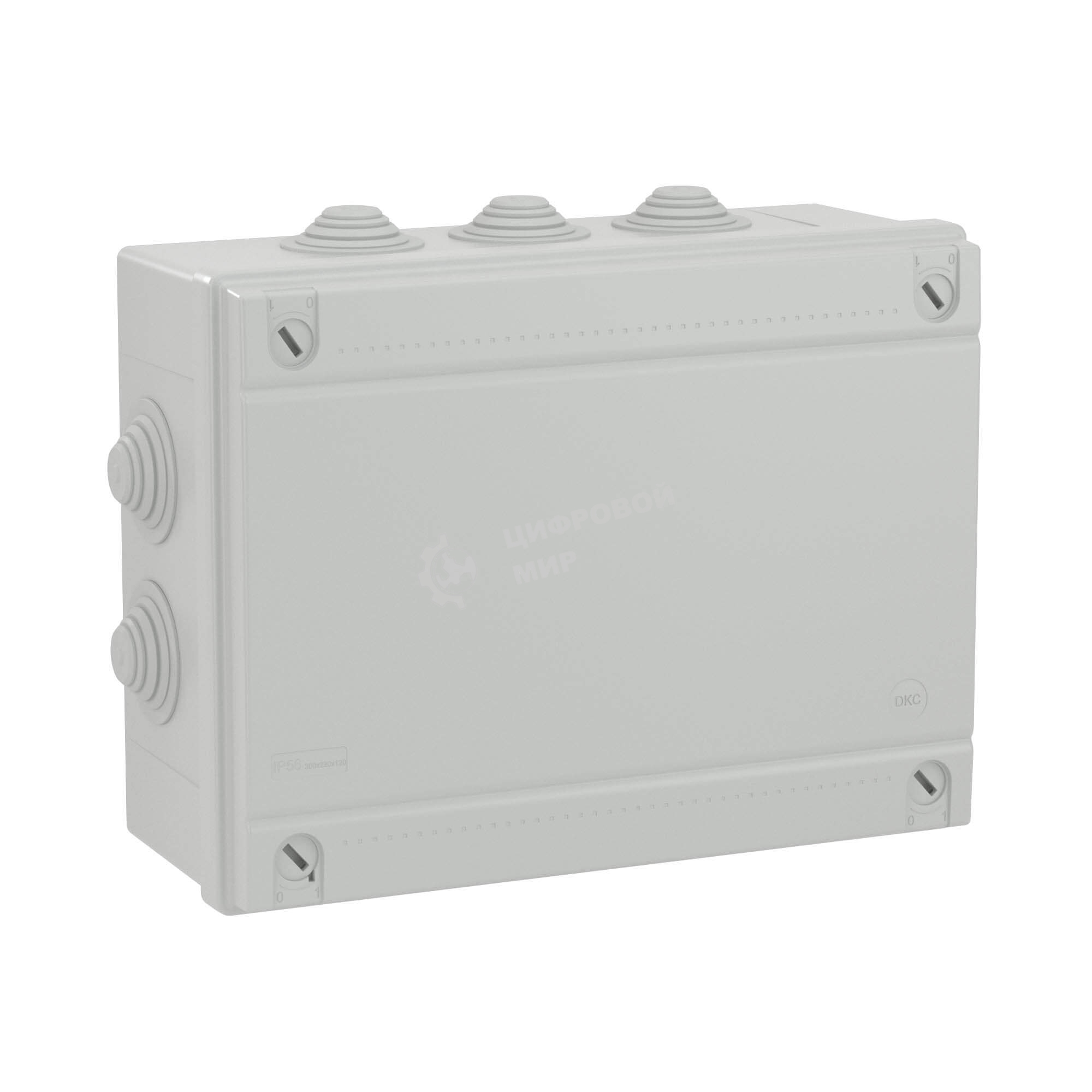Коробка распределительная DKC 54300 ОП 300х220х120, 10 каб.ввод., IP55