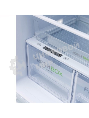 Холодильник Бирюса М6131 металлик двухкамерный 210/135 л морозилка снизу, автоматическое оттаивание