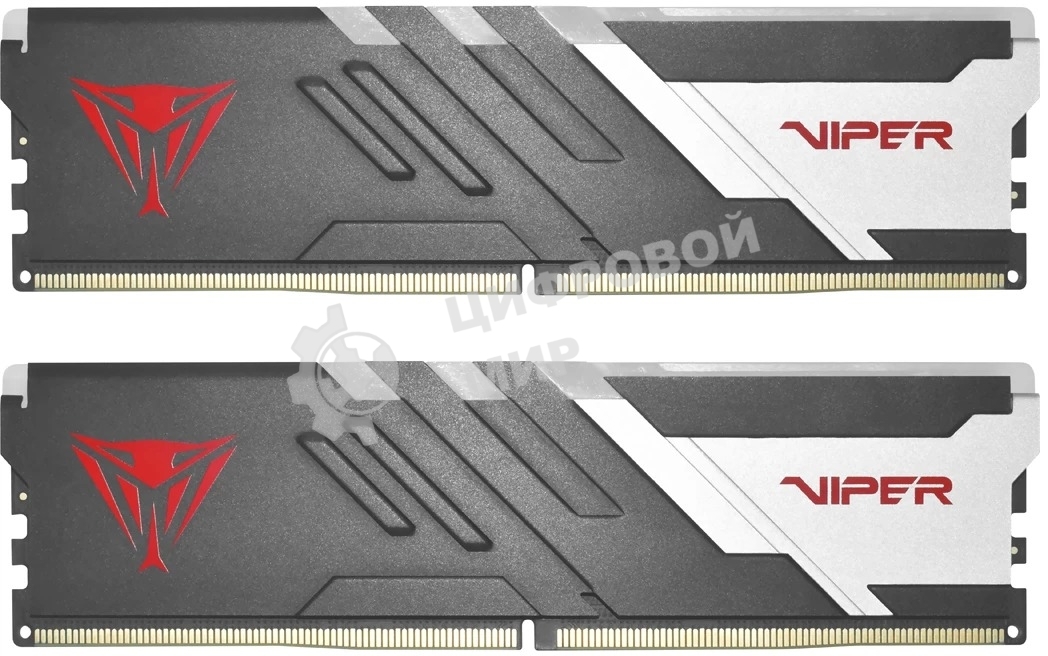Оперативная память Patriot Viper Venom, DDR5, 48Gb (2x24 Gb), 6000 MHz, CL30, DIMM, радиатор, RGb, черный