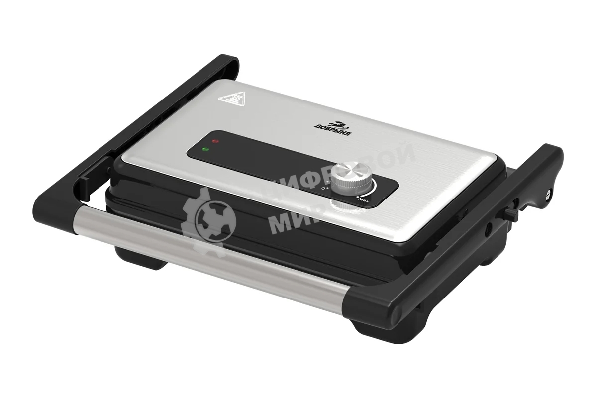 Гриль электрический Добрыня DO-5203 2000Вт, мех.управление