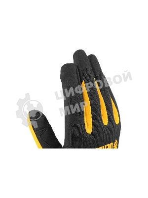 Перчатки универсальные Denzel на липучке, размер 10