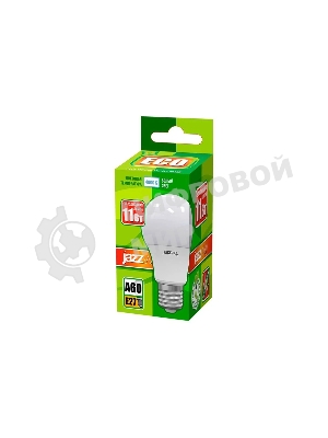 Лампа светодиодная JazzWay PLED-ECO/SE-A60 11Вт грушевидная 4000К белый E27 840лм 220В
