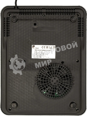 Плита настольная электрическая Kitfort КТ-102 черный, стеклокерамика