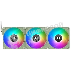 Комплект вентиляторов для корпуса Thermaltake CT120 EX ARGb Sync (3 шт.) зеленый, 120 мм, 2000 об/мин, 28.5 дБ, 4 pin
