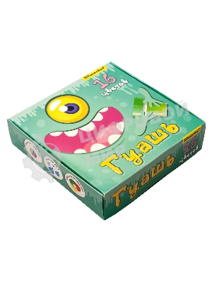 Гуашь Silwerhof Монстрики, 16 цветов, баночка, 20 мл, картонная коробка