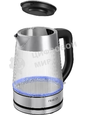 Чайник электрический Red Solution G121 1.8 л, 2200 Вт, черный/серебристый