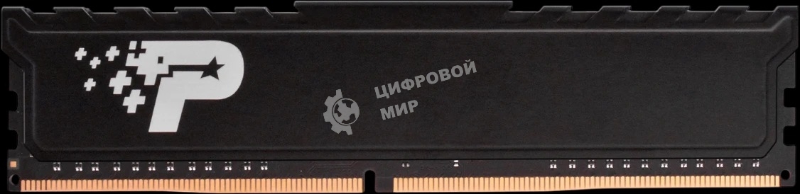 Оперативная память Patriot Memory 8GB DDR4 2666MHz RTL PC4-21300 CL19 DIMM 288-pin 1.2В single rank с радиатором Ret