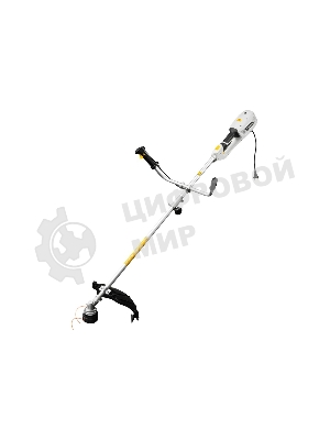 Триммер электрический Kranz KR-1400, 1400Вт, 420/255мм, катушка+диск, разборная штанга