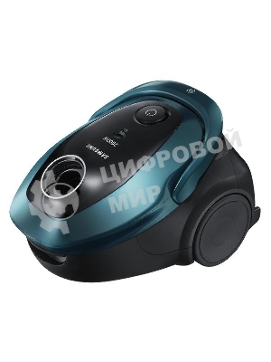 Пылесос Samsung VC20M2540JN/EV черный/зеленый, 460/2000 Вт, уборка сухая, пылесборник мешок 2.5 л