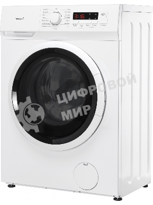 Стиральная машина Weissgauff WM 4106 D белая, загрузка фронтальная 6кг, 1000 об/мин., класс: A+++