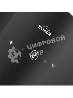 Вытяжка наклонная Elikor Rise BK 50 черный, 50 см, 750 куб. м/ч, 56 дБ