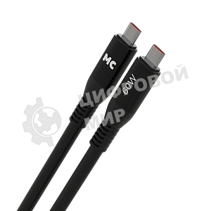 Дата-кабель MORE CHOICE (4620202554543) K83aa 2м USB 3.0A PD 60W для Type-C Type-C- 2м, черный