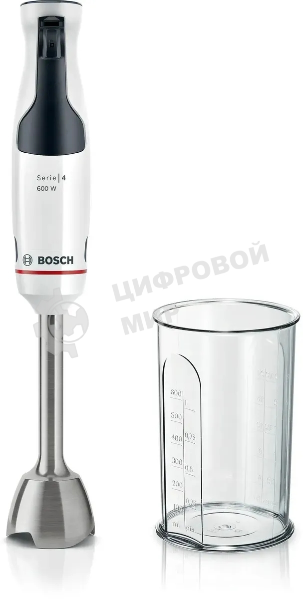 Блендер погружной Bosch MSM4W210 600 Вт, белый