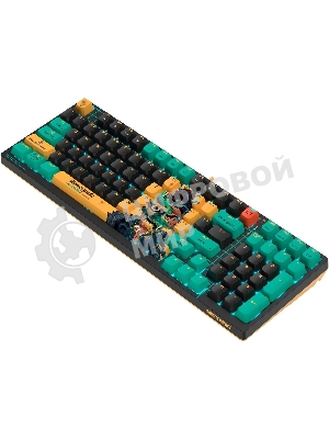 Клавиатура проводная A4Tech Bloody AT98 Renegade USB черный/зеленый