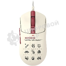 Мышь проводная A4Tech Bloody W72 Ultra Pixels Red рисунок/бежевый/красный, 20000 dpi, USB, кнопки - 7