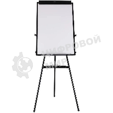 Флипчарт Deli 7892, лак, 90x60 см на треноге белый с аксессуарами