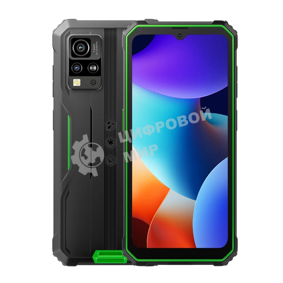 Смартфон Blackview BV4800 Pro, 4/128Gb, зеленый