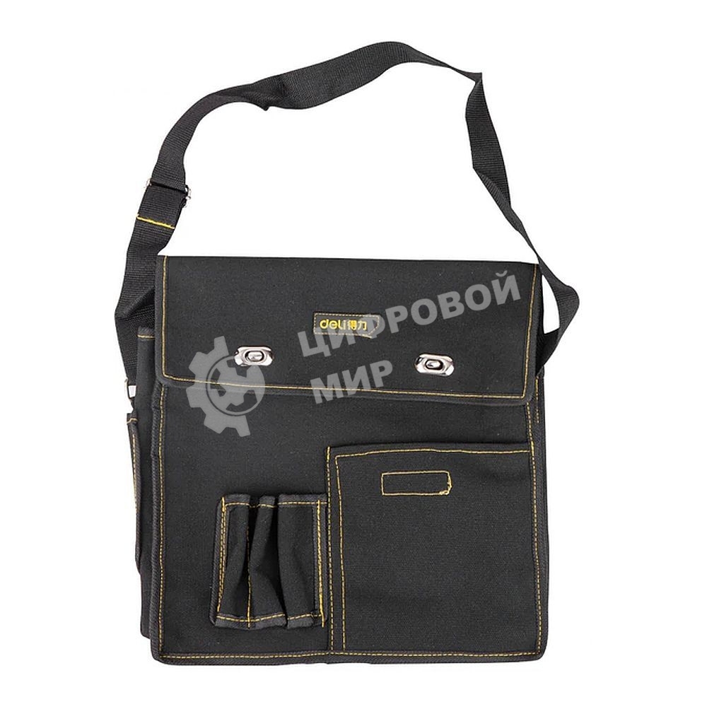 Сумка-планшет для инструментов Deli DL-P6 320 x 110 x 310мм, 00 карманов, плечевой ремень, ткань Оксфорд 600D