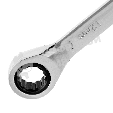 Ключ комбинированный Denzel, с трещеткой, 12 мм