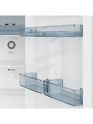 Холодильник Hitachi HRTN6443SBBKCS черный двухкамерный 315/94л морозилка сверху