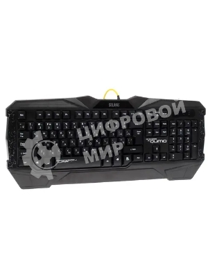 Комплект клавиатура+мышь Qumo Solaris проводной, USB, 2200 DPI, чёрный