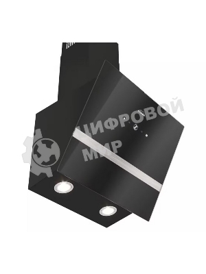 Вытяжка наклонная Elikor Rise BK 50 черный, 50 см, 750 куб. м/ч, 56 дБ