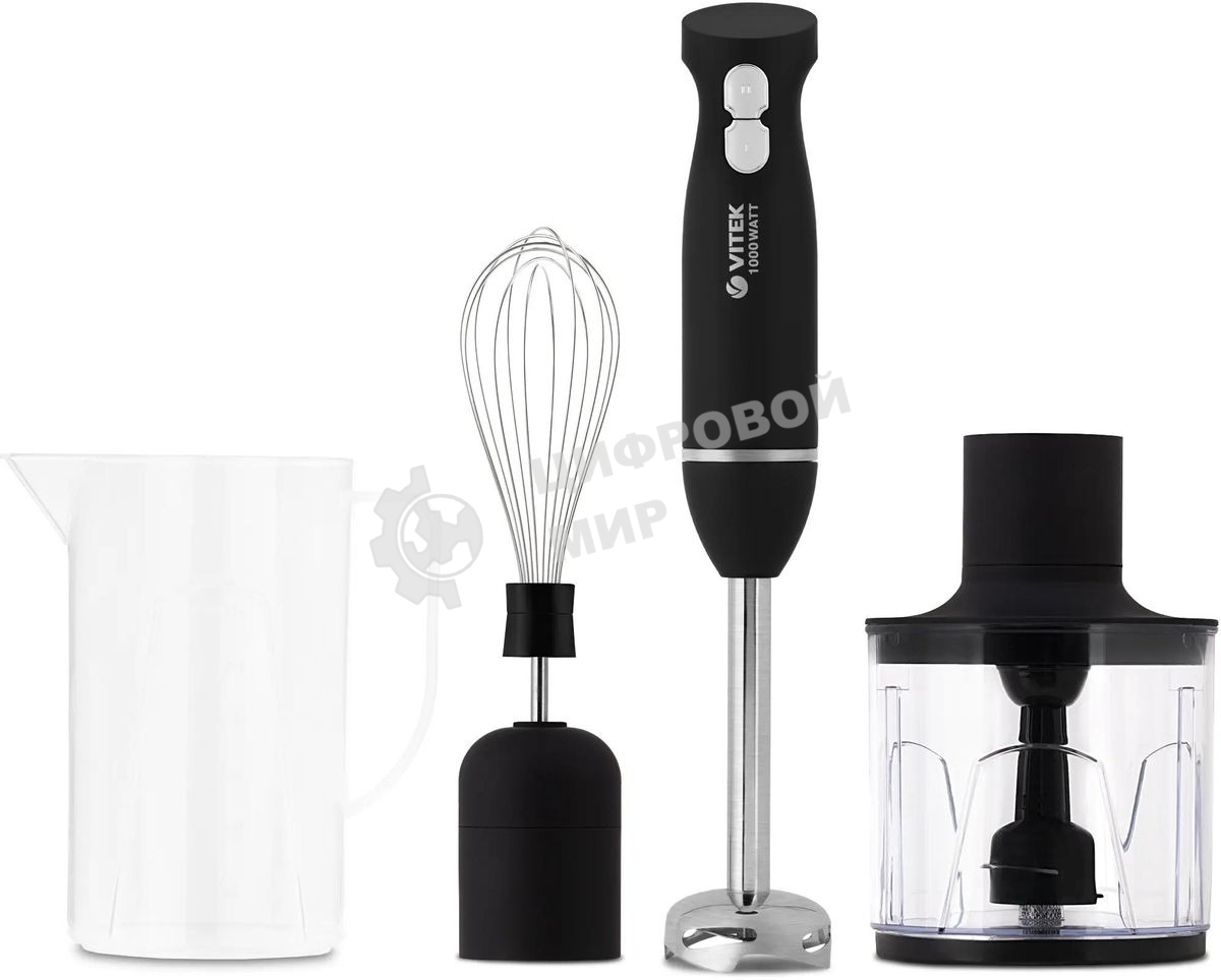 Блендер погружной Vitek VT-8527 1000Вт, черный
