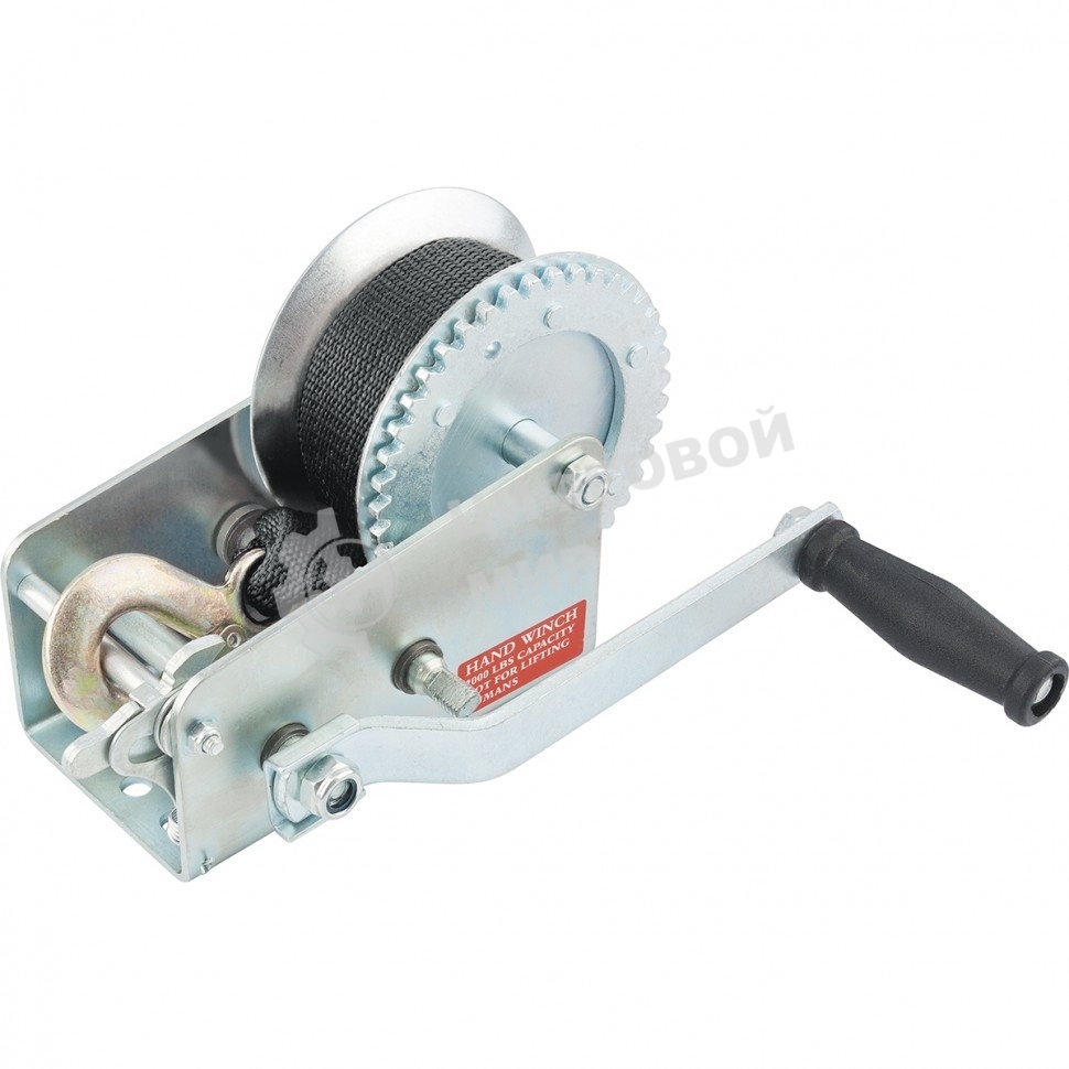 Лебедка шестеренчатая Matrix тяга - 0,8 т, 7,5 м, ленточная