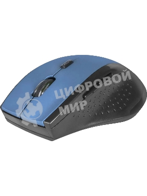 Мышь беспроводная Defender Accura MM-365 синий, 1600 dpi, радиоканал, USB, кнопки - 6