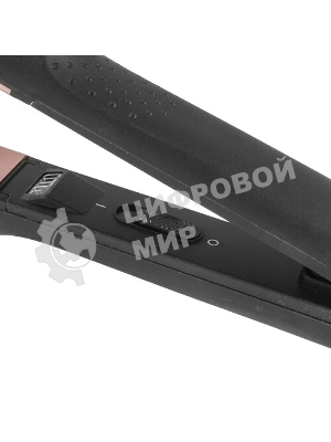 Выпрямитель для волос Atlanta ATH-6742 черный, 25 мм, 200 °C, 1 режим