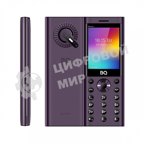 Мобильный телефон BQ 2458 Barrel L фиолетовый/черный