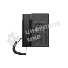 Телефон IP Fanvil H1 черный (H1 HOTEL PHONE) (упак.:1шт)