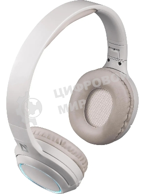 Беспроводные/проводные наушники Defender FreeMotion B444 бежевый, накладные, Bluetooth + проводной, складная конструкция, до 8 ч