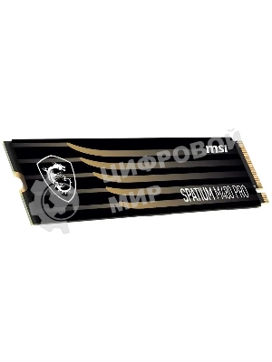 Накопитель SSD MSI SPATIUM M480 PRO, 2Tb, M.2 2280, PCIe 4.0 x4, NVMe, R/W 7400/7000