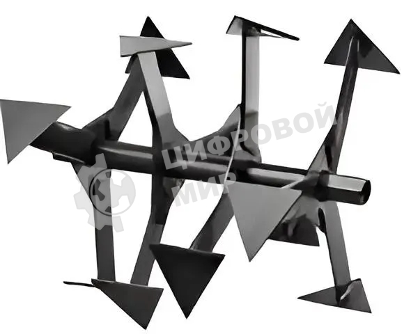 Фреза для культиваторов Интерскол 94100.008 (упак.:2шт)