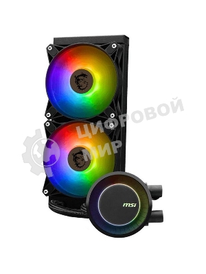 Система жидкостного охлаждения MSI MAG CORELIQUID E240 2x ARGB Fan LGA 1200/1700 AM5/AM4 (306-7ZW5E17-C24)